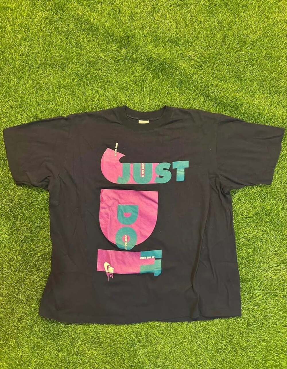 Nike Just Do It T-Shirt Size XL Vintage 90s Black